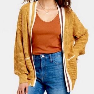 Universal Thread Open-front Cardigan Mustard || Soze XS